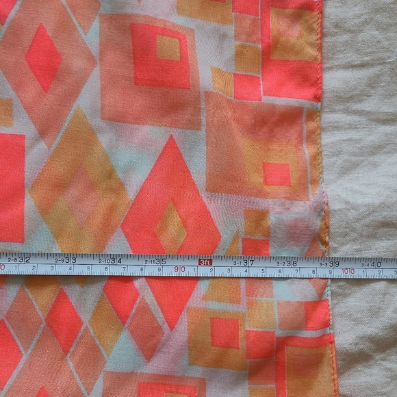 Pieces Accessories Women's Geometric Neon Infinity Chresta Tube Scarf - Picture 8 of 8